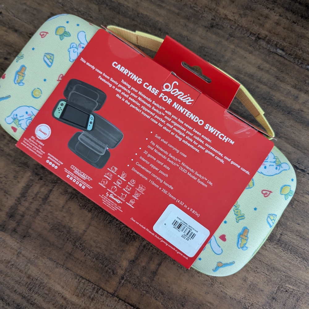 Cinnamoroll x Sonix Nintendo Switch Carrying Case (Lemon Sweets) - Picture 2 of 2